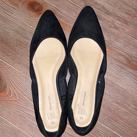 Time and Tru Black Flats